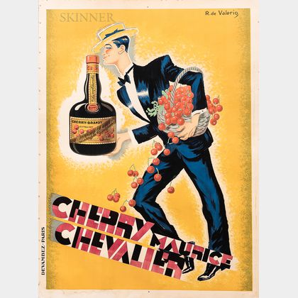 Roger de Valerio (French, 1886-1951) Cherry Maurice Chevalier