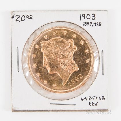 1903 $20 Liberty Head Gold Double Eagle