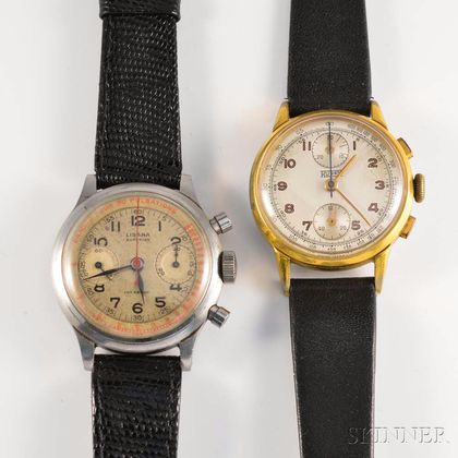 Two Chronograph Wristwatches