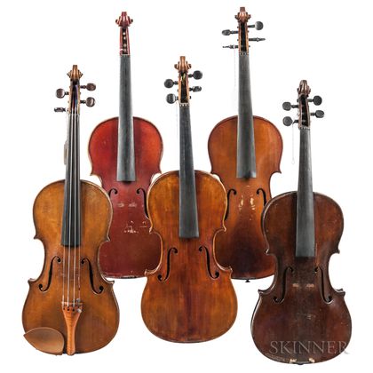 Five Violins. Estimate $300-500