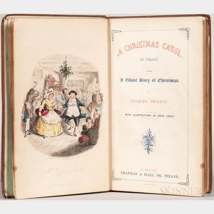 Dickens, Charles (1812-1870) Christmas Carol , First Edition.
