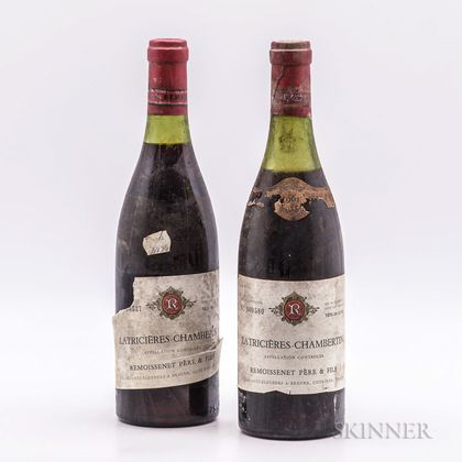 Remoissenet Chambertin Latricieres 1961, 2 bottles 