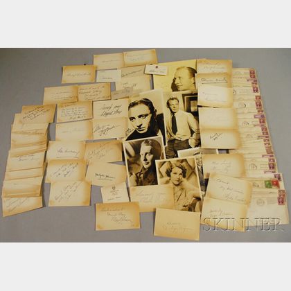 Collection of Movie and Entertainer Autographs