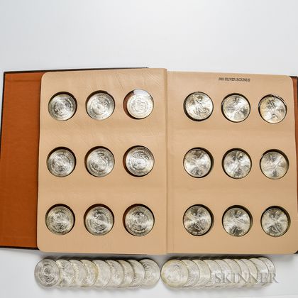 Approximately 680 Mexican Libertads and One Onza Silver Coins