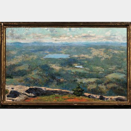 Wilber Fiske Noyes (American, 1897-1951) From the Top of the Mountain / Possibly Mount Greylock, Massachusetts