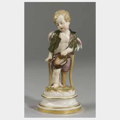 Meissen Porcelain Figure of a Cherub Beggar