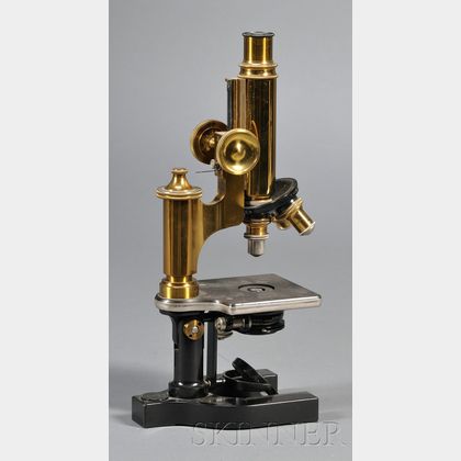 Brass and Black-lacquer Compound Microscope
