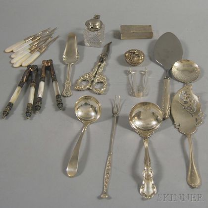 Group of Mostly Sterling Silver Flatware Serving Pieces