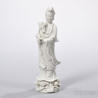 Blanc-de-chine Figure of Guanyin
