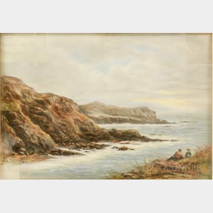 Attributed to John Appleton Brown (American, 1844-1902) Coastal Landscape