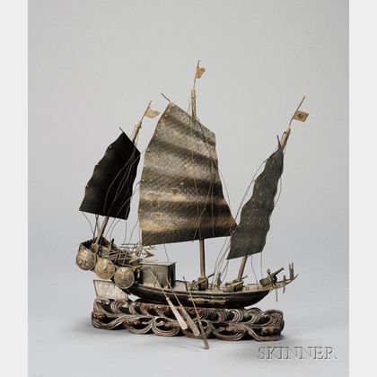 Model of a Warship