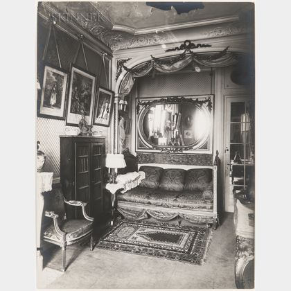 Eugène Atget (French, 1857-1927) Interior of the Home of Mademoiselle Sorel, 99 avenue des Champs Élysées