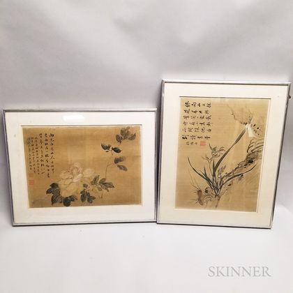 Two Flower Paintings
