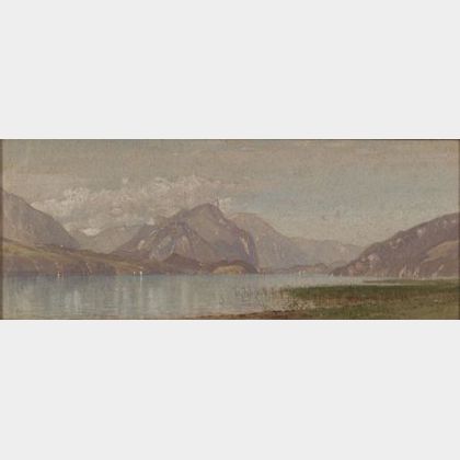 Samuel Colman (American, 1832-1920) Lake Thun, Switzerland