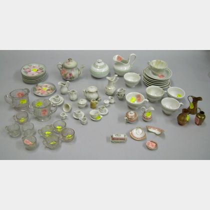Six Assorted Partial Sets of Child's Tea and Playware