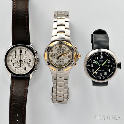 Citizen and Two Swiss Army Wristwatches