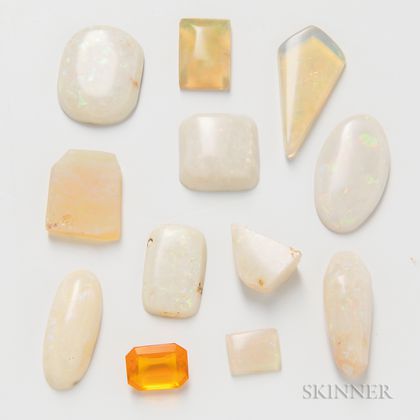 Group of Unmounted Opals