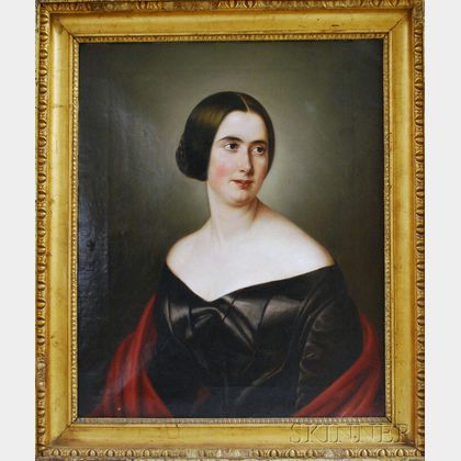 Attributed to Franz Schrotzberg (Austrian, 1811-1889) Portrait of a Woman