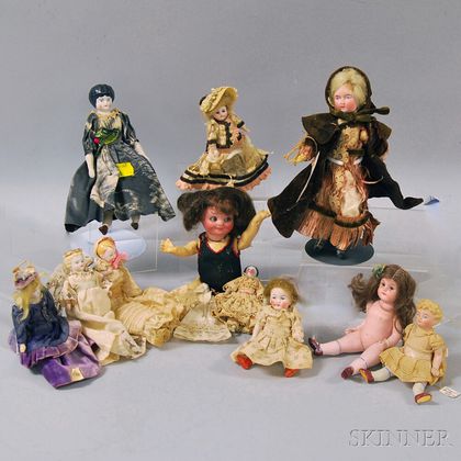 Twelve Small Dolls