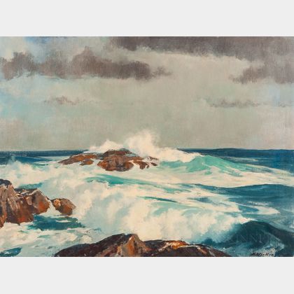 Harry Russell Ballinger (American, 1892-1993) The Eternal Sea