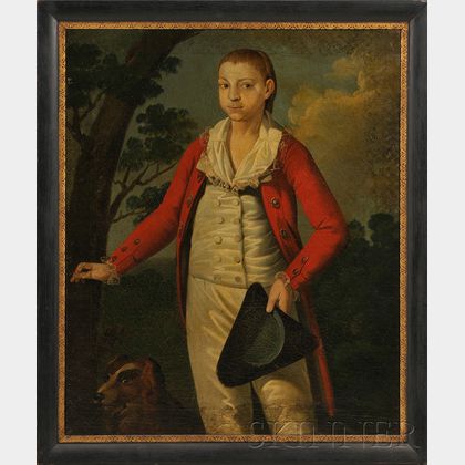 American School, 18th Century Portrait of David Stoddard Greenough of Boston.