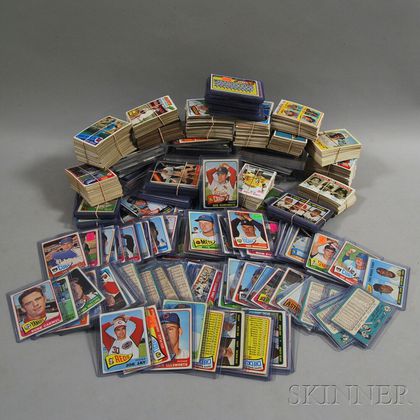 Collection of Mostly 1960s-80s Baseball, Basketball, and Football Cards
