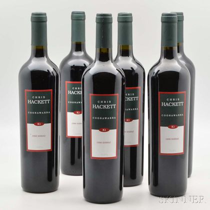 Chris Hackett K1 Shiraz 1998, 6 bottles 