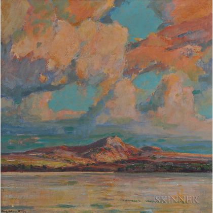 Karl Schmidt (American, 1890-1962) Western Landscape