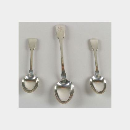 Three George III/IV Paul Storr Silver Spoons