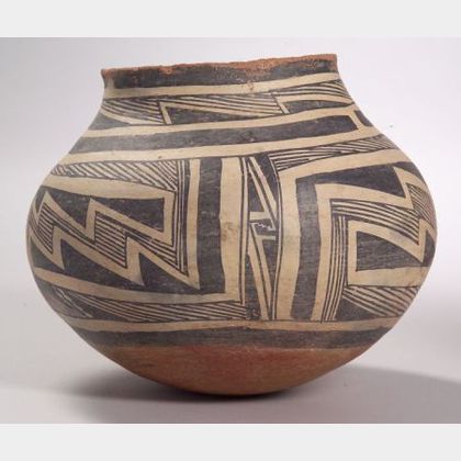 Prehistoric Southwest Painted Pottery Olla