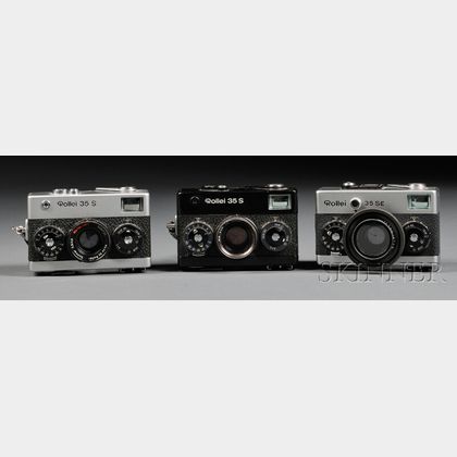 Three Rollie 35S Cameras