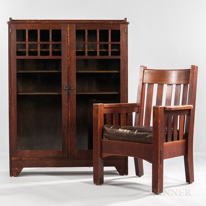 Lifetime Bookcase and a Harden Armchair