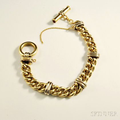 14kt Bicolor Gold Bracelet