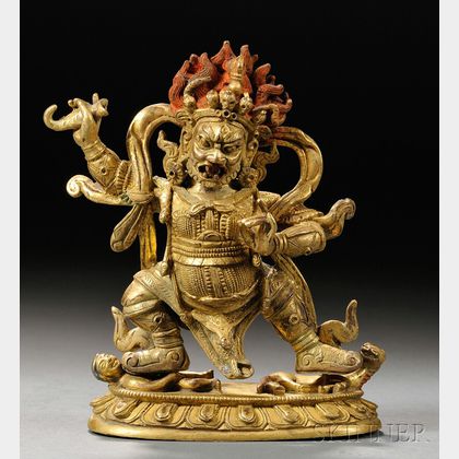 Gilt-bronze Buddhist Divinity