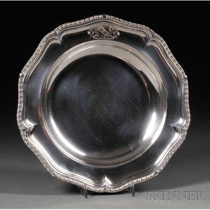 George IV Silver Soup Plate