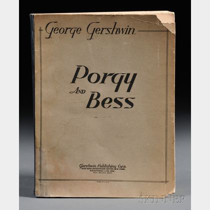 Gershwin, George (1898-1937) The Theatre Guild Presents Porgy and Bess
