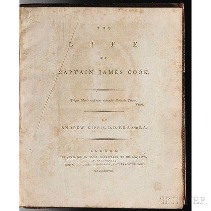 Kippis, Andrew (1725-1795) The Life of Captain James Cook.