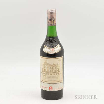 Chateau Haut Brion 1970, 1 bottle 