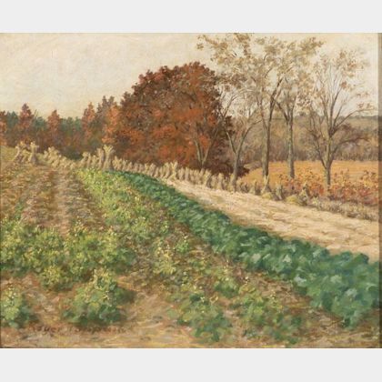 Roger Tappan (American, 19th/20th Century) Autumn Fields