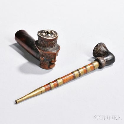 Two African Pipes