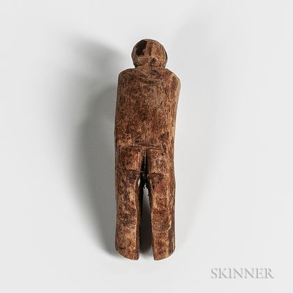 Wooden Eskimo Figure