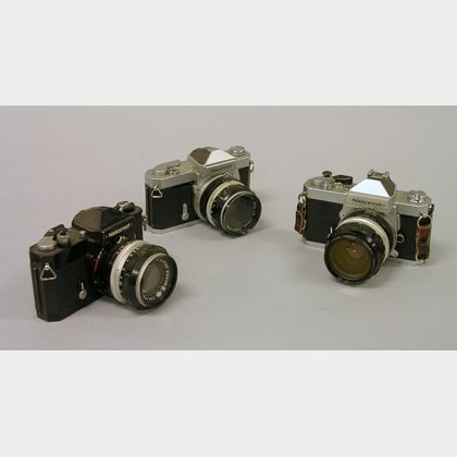 Three Nikkormat Cameras