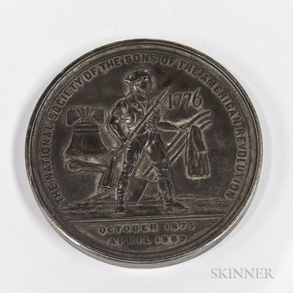 Tiffany & Co. National Society of the Sons of the American Revolution Silver Award Medal