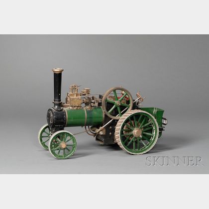 Working Model of a Steam Traction Engine