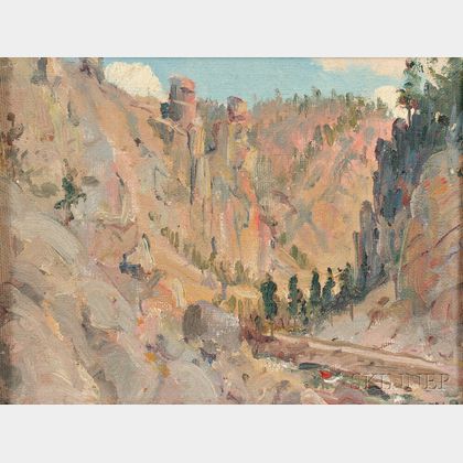 David Howard Hitchcock (American, 1861-1943) Colorado Landscape