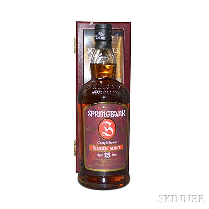 Springbank 25 Years Old, 1 750ml bottle (oc) 