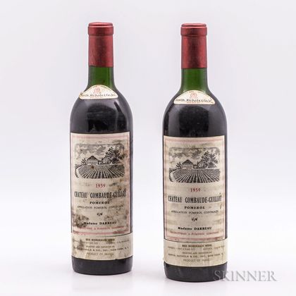 Chateau Gombaude Gillot 1959, 2 bottles 