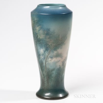 Edward Diers for Rookwood Pottery Scenic Vellum Vase
