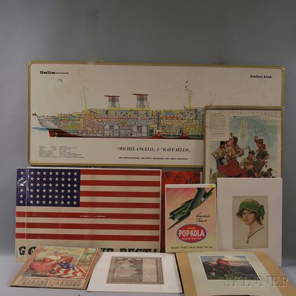 Group of Assorted Advertising, Posters, and Ephemera