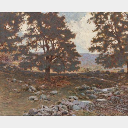 Stephen Maxfield Parrish (American, 1846-1938) The Rocky Grove, Cornish